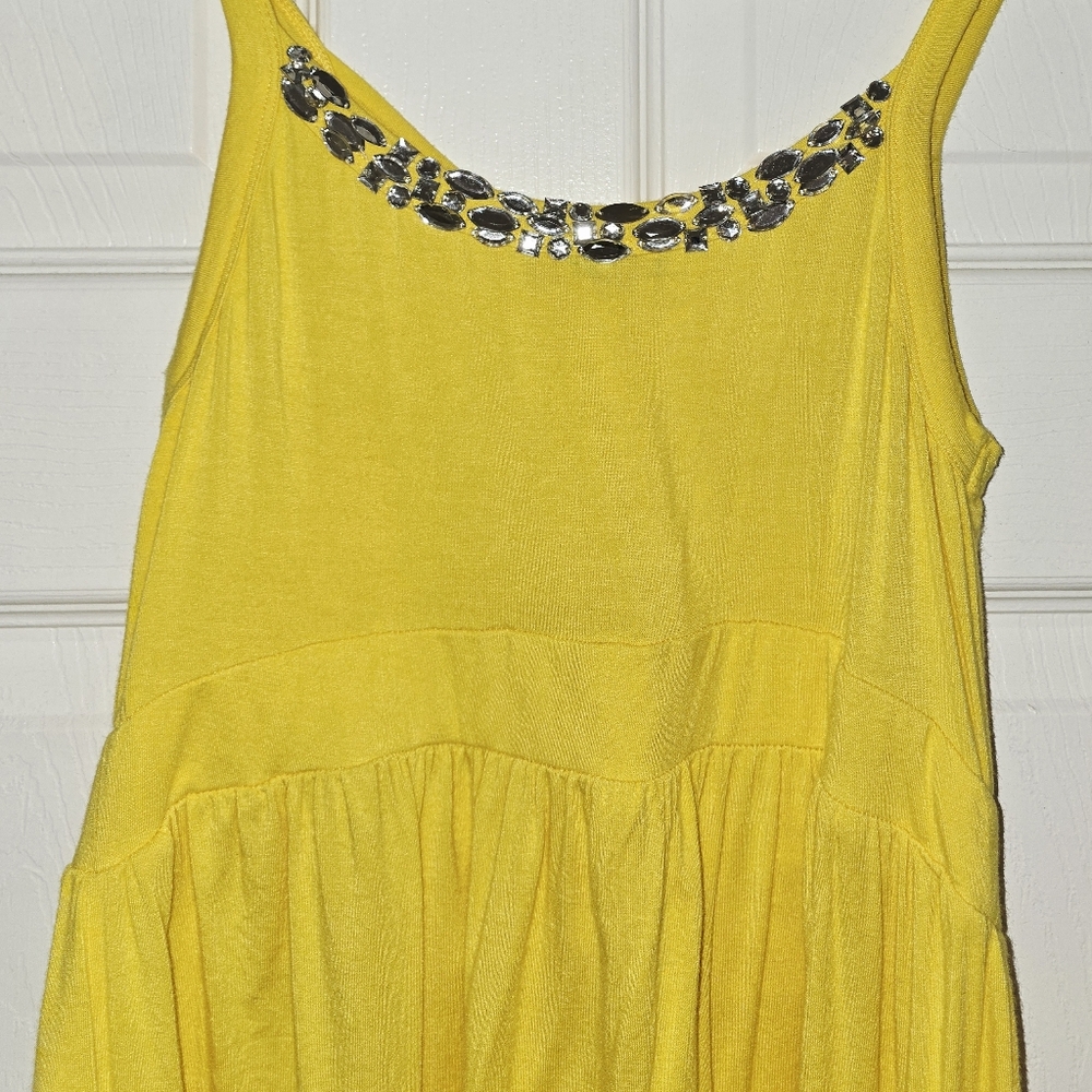 Yellow Zeta Moda Tank Top